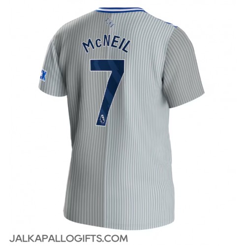 Everton Dwight McNeil #7 Kolmaspaita 2023-24 Lyhythihainen